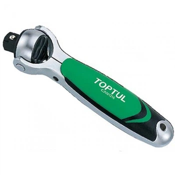 Трещотка Toptul CJMM1616 с шарниром 1/4'' x 1/2'' З60° 72 зубца комбинированная рукоятка 160 мм (113-112-CJMM1616)