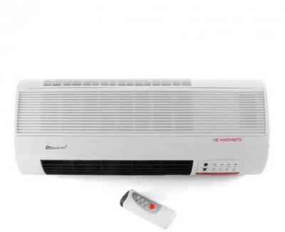 Настенный обогреватель Domotec 5961MS с пультом управления 2 режима обогрева Белый