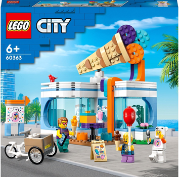 Zestaw klocków LEGO City Lodziarnia 296 elementów 4 szt (60363)