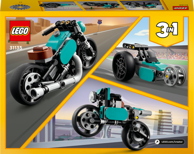 Zestaw klocków LEGO Creator Motocykl zabytkowy 128 elementów 4 szt (31135)