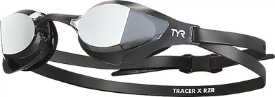 Okulary pływackie Tyr Tracer-X RZR Mirrored Racing Silver/Black (194238009543)