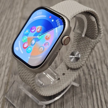 Смарт-часы Smart Watch HK 10 Pro Plus , AMOLED 45 mm, 2 ремешка ,2024г, укр меню Grey+Golden