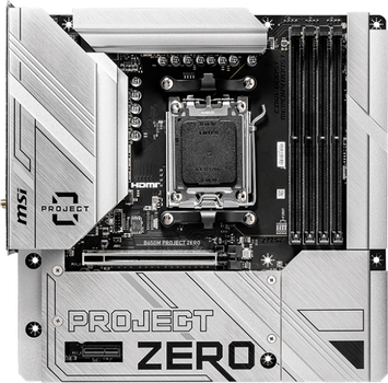 Материнская плата MSI B650M Project Zero (sAM5, AMD B650, PCI-Ex16)