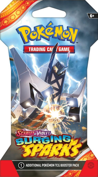 Karty do gry planszowej Rebel Pokémon TCG: Scarlet & Violet - Surging Sparks - Sleeved Booster Display 24 szt. (820650869334)