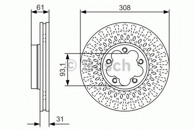 Тормозной диск Bosch (0986479C99)