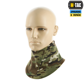 Шарф-труба M-Tac анатомічний з затяжкою Elite фліс (320г/м2) Multicam S/M