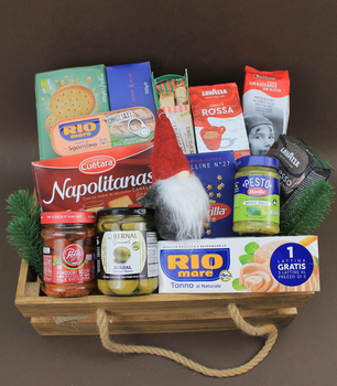 Новорічний подарунковий продуктовий набір "Gourmet" для мами, тата, брата, сестри, подруги, бабусі, дідусю (8-0628)