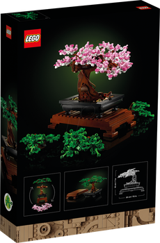 Zestaw klocków LEGO Icons Drzewko bonsai 878 elementów 3 szt (10281)