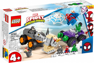 Конструктор LEGO Super Heroes Халк проти Ріно 110 деталей 4 шт (10782)