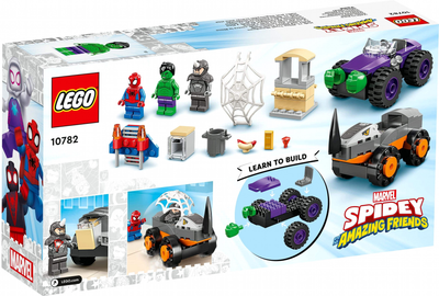 Конструктор LEGO Super Heroes Халк проти Ріно 110 деталей 4 шт (10782)