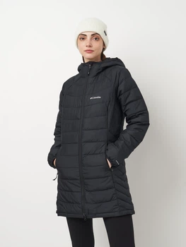 Куртка зимова жіноча Columbia Omni-Heat Reflective Omni-Shield Powder Lite II Mid Jacket 2089371CLB-010 M Чорна (0990054803620_0195981429701)