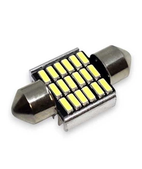 Светодиодная лампа C5W Festoon 18SMD 4014 12V 31мм с драйвером (31392)