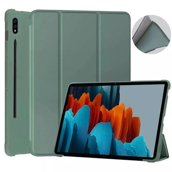 Чохол SlimTPU Lenovo Tab P12 12.7 2023 TB370FU Темно-зелений
