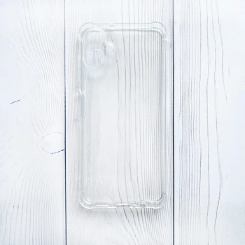 Прозорий силіконовий чохол з потовщеними кутами на Samsung Galaxy A06 (A065)