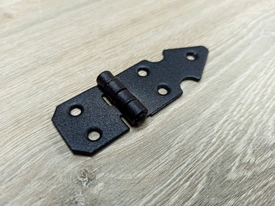 Петля накладная декоративная P25х75 (Черная)
