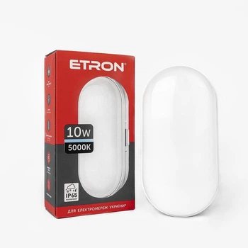 Cветильник влагозащищенный 10W IP65 5000К ETRON Communal 1-EСP-503-E