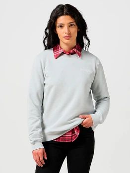 Світшот жіночий Wrangler 112355291 S Сірий (5401139022553)