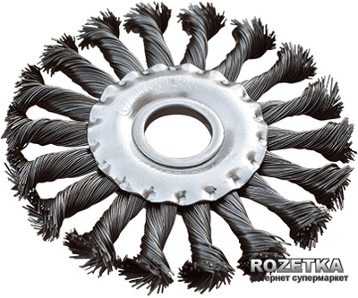 Щітка дискова Mastertool з плетеного дроту 125 x 22.2 мм (19-9012)