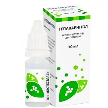 Витамины и добавки BioTestLab Гепакарнитол (капли) 10 мл