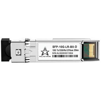 Модуль Alistar SFP+ 10G BASE-BX 1SM WDM LC 20KM TX1330/RX1270nm
