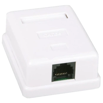 Розетка компьютерная одинарная Kingda 1хRJ45 UTP