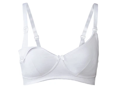 Бюстгальтер для кормления хлопковый для женщины Esmara LYCRA® 381756 85D Белый