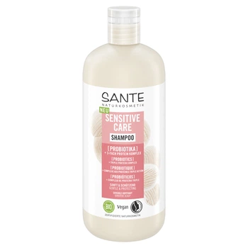 БИО-Шампунь Sensitive Care для защиты чувствительной кожи головы с пробиотиками SANTE 500 мл 4055297221221