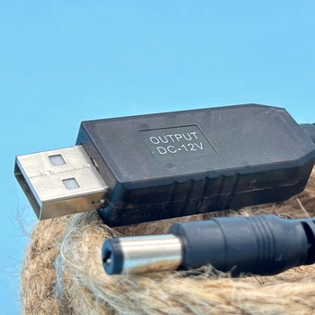 Кабель для роутера USB-DC универсальный 9-12V 5.5/2.1mm 1m