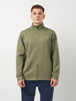 Толстовка на блискавці чоловіча New Balance NB Tech Knit MJ41178DEK M Хакі (197375352312)