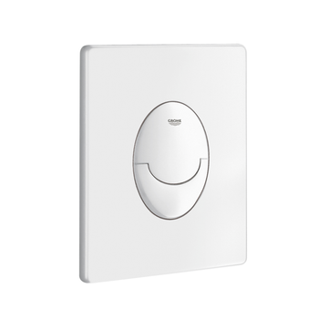 Кнопка зливу для інсталяції GROHE QuickFix Start 38964SH0 пластик пневматична подвійна матована біла CV033905