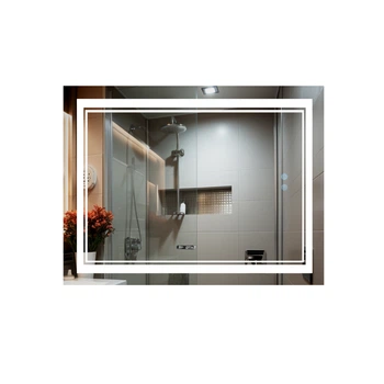 Прямокутне дзеркало у ванну Qtap Cardinal CA1 1200×800 мм з LED-підсвіткою, антизапотіванням, регулюванням світла 3000–6500K і димером
