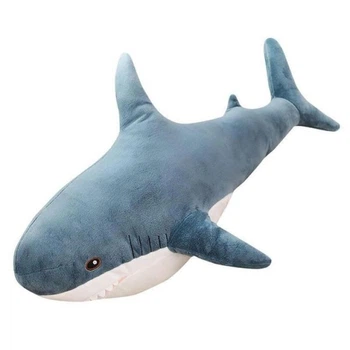 Акула 40 см baby shark м'яка плюшева іграшка CoComelon дитяча на подарунок м яка обнімашка для сну подушка бейбі шарк