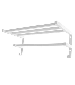Полка для полотенец настенная профильная HF Sheffield 520x256 white mat Белая