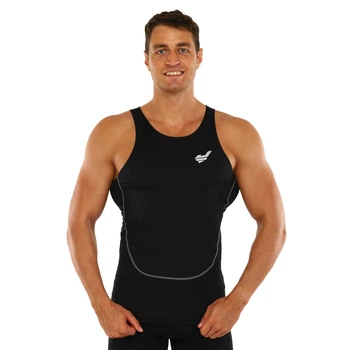 Спортивная компрессионная майка мужская Jason 021 размер 2XL (180-185 см) Black