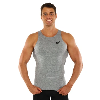 Спортивная компрессионная майка мужская Jason 021 размер XL (175-180 см) Grey