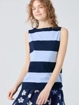 Майка жіноча Uniqlo 817974358 S Синя/Блакитна (1159815866)