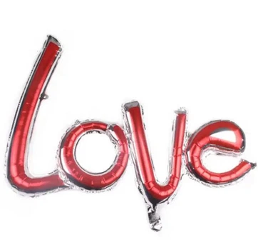 Повітряна фольгована куля LOVE 83х38 см (Китай)
