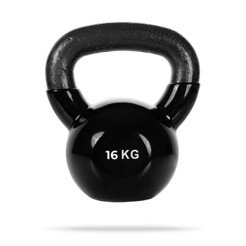 Гіря чорна 16 kg - GymBeam