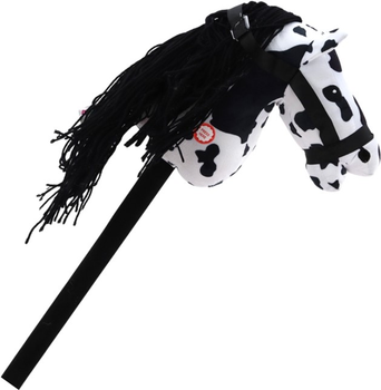 Jednorożec na patyku Leantoys Hobby Horse Long-haired Biały (5905991009115)