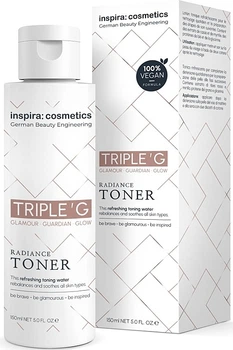 Освіжаючий тонік для обличчя - Inspira: cosmetics Triple G Radiance Toner 150ml (1377812-17965420)
