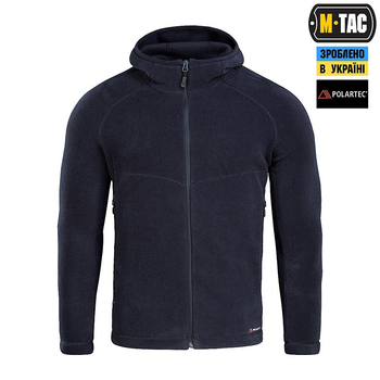 Тактична флісова кофта M-Tac Sprint Fleece Polartec, розмір XS, колір Dark Navy Blue