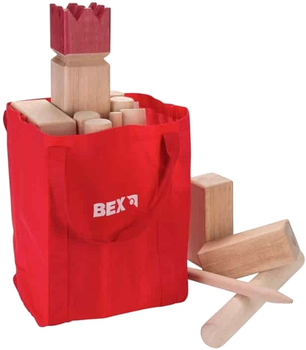 Zestaw do zabawy Tactic Bex Kubb Original Red King (7392601110114)