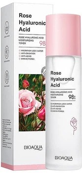 Тонік для обличчя з екстрактом троянди та гіалуронової кислоти - Bioaqua Rose Hyaluronic Acid Toner 100ml (1347534-22805432)