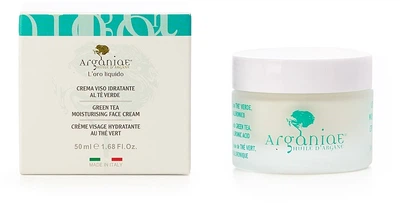 Зволожуючий крем для обличчя із зеленим чаєм - Arganiae Green Tea Moisturizing Face Cream 50ml (1261562-138083)