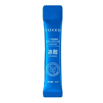Антивозрастная охлаждающая маска Sadoer ceramide soothing moisturiz ice mask с церамидами в стиках 4мл