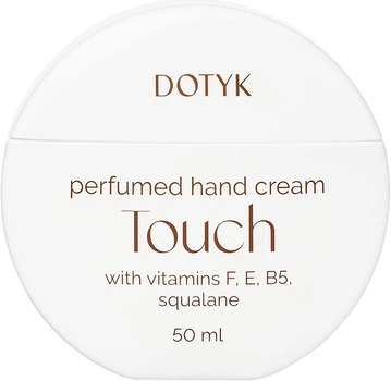 Крем для рук "Touch" с шелком и витаминами F, E, B5 - Dotyk Сандал и ладан (50ml) (1195308-244924423-2)