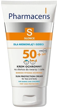 Крем для защиты от солнца для детской кожи лица и тела Pharmaceris S SPF 50 125ml (518734-522771-2)