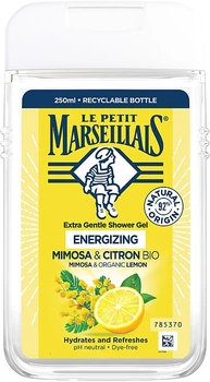 Гель для душа "Мимоза и лимон" - Le Petit Marseillais Extra Gentle Shower Gel Mimosa & Bio Lemon 250ml (250ml) (1202161-783231900-2)