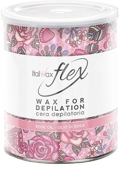 Теплый воск для депиляции в банке "Кремовая роза" - ItalWax Flex 800ml (1151767-1536409-2)