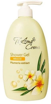 Гель для душа "Экстракт плюмерии" - Мыловаренные традиции Ti Amo Crema 400ml (1380052-20956807)